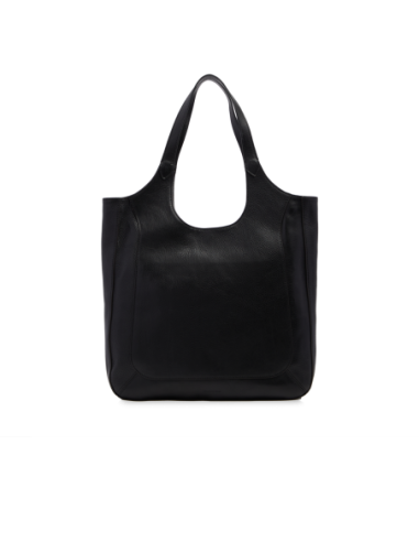 Borsa hobo in pelle con grana The Bridge Luce Soft – Nero/Oro - foto 3