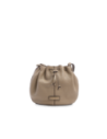 Borsa secchiello in pelle con coulisse The Bridge Marisa – Greige/Oro Borsa secchiello in pelle con coulisse The Bridge Marisa – Greige/Oro