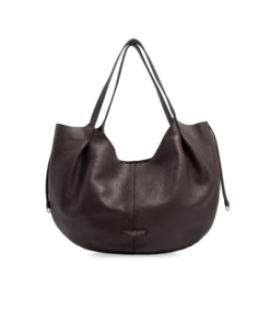 Borsa shopping in pelle con pochette removibile The Bridge Marisa – Moka/Oro - foto 1
