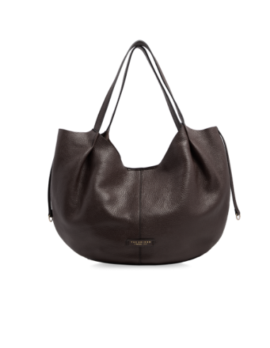 Borsa shopping in pelle con pochette removibile The Bridge Marisa – Moka/Oro - foto 1