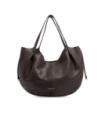Borsa shopping in pelle con pochette removibile The Bridge Marisa – Moka/Oro