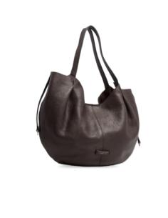 Borsa shopping in pelle con pochette removibile The Bridge Marisa – Moka/Oro - foto 1 2