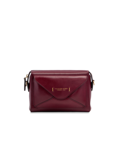 Borsa a tracolla camera case in pelle The Bridge Frida – Barolo/Oro - foto 1