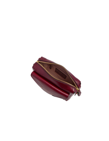 Borsa a tracolla camera case in pelle The Bridge Frida – Barolo/Oro - foto 5