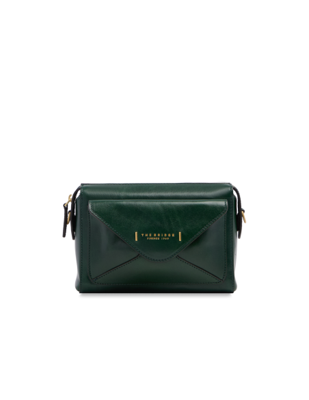 Borsa a tracolla camera case in pelle The Bridge Frida – Pino/Oro - foto 1
