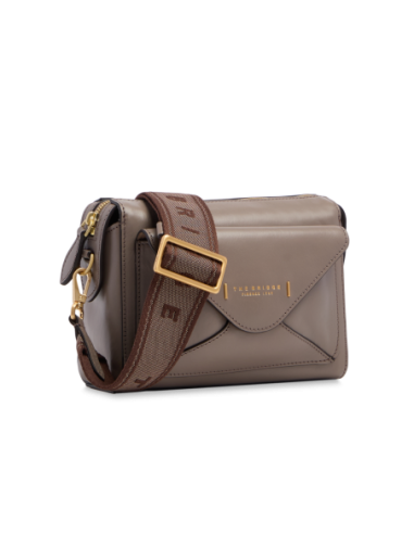 Borsa a tracolla camera case in pelle The Bridge Frida – Greige/Oro - foto 3