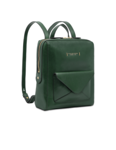 Zaino donna in pelle con tasca frontale The Bridge Frida – Pino/Oro - foto 1 2