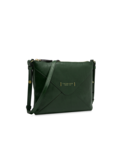 Borsa a tracolla a busta in pelle con zip The Bridge Frida – Pino/Oro - foto 1 2