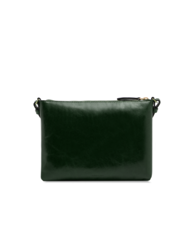 Borsa a tracolla a busta in pelle con zip The Bridge Frida – Pino/Oro - foto 3