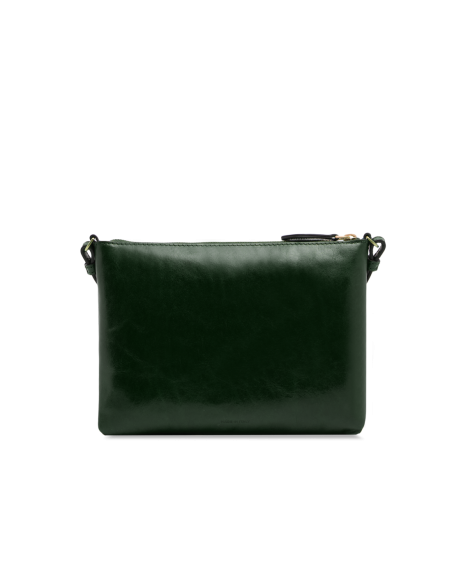 Borsa a tracolla a busta in pelle con zip The Bridge Frida – Pino/Oro - foto 3