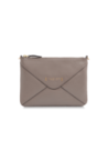 Borsa a tracolla a busta in pelle con zip The Bridge Frida – Greige/Oro Borsa a tracolla a busta in pelle con zip The Bridge Frida – Greige/Oro