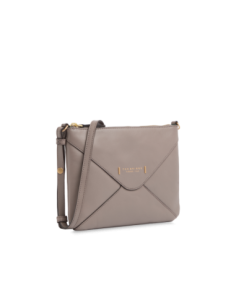 Borsa a tracolla a busta in pelle con zip The Bridge Frida – Greige/Oro - foto 1 2