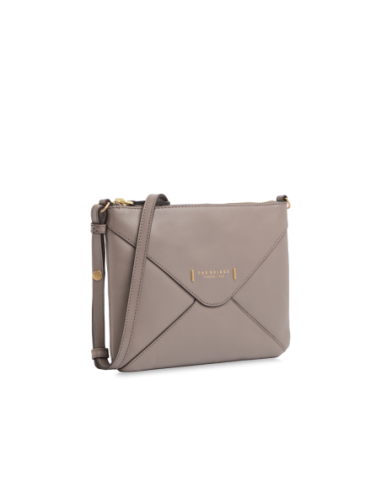 Borsa a tracolla a busta in pelle con zip The Bridge Frida – Greige/Oro - foto 2