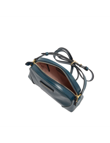 Borsa a tracolla camera case in pelle The Bridge Magda – Notte/Oro - foto 4