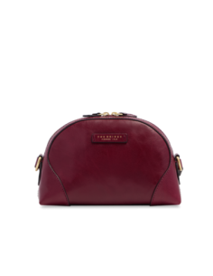 Borsa a tracolla camera case in pelle The Bridge Magda – Barolo/Oro - foto 1