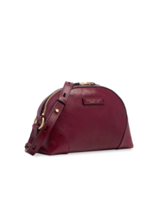 Borsa a tracolla camera case in pelle The Bridge Magda – Barolo/Oro - foto 1 2