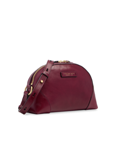 Borsa a tracolla camera case in pelle The Bridge Magda – Barolo/Oro - foto 2