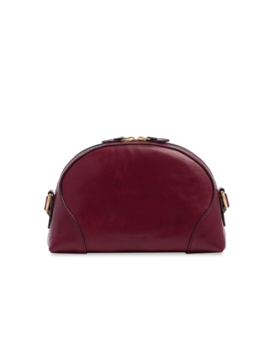 Borsa a tracolla camera case in pelle The Bridge Magda – Barolo/Oro - foto 3
