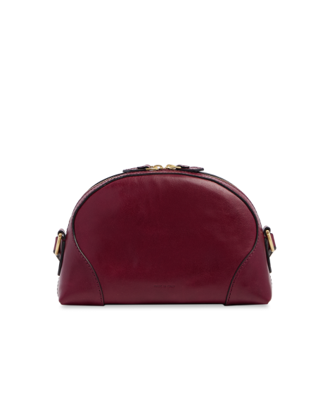 Borsa a tracolla camera case in pelle The Bridge Magda – Barolo/Oro - foto 3