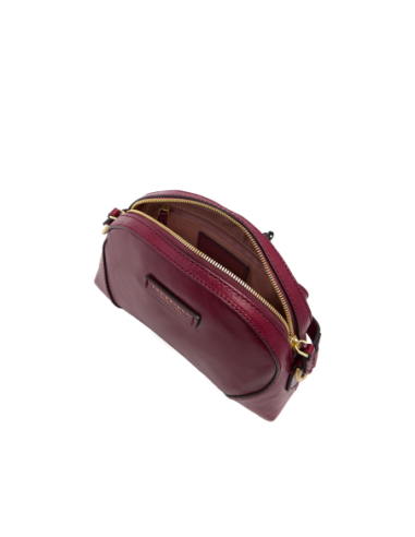 Borsa a tracolla camera case in pelle The Bridge Magda – Barolo/Oro - foto 4