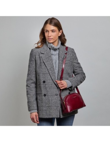 Borsa a tracolla camera case in pelle The Bridge Magda – Barolo/Oro - foto 5