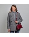 Borsa a tracolla camera case in pelle The Bridge Magda – Barolo/Oro Borsa a tracolla camera case in pelle The Bridge Magda – Barolo/Oro