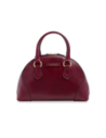 Borsa a mano in pelle con tracolla e silhouette arrotondata The Bridge Magda – Barolo/Oro Borsa a mano in pelle con tracolla e silhouette arrotondata The Bridge Magda – Barolo/Oro