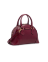 Borsa a mano in pelle con tracolla e silhouette arrotondata The Bridge Magda – Barolo/Oro Borsa a mano in pelle con tracolla e silhouette arrotondata The Bridge Magda – Barolo/Oro