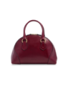 Borsa a mano in pelle con tracolla e silhouette arrotondata The Bridge Magda – Barolo/Oro Borsa a mano in pelle con tracolla e silhouette arrotondata The Bridge Magda – Barolo/Oro