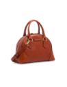 Borsa a mano in pelle con tracolla e silhouette arrotondata The Bridge Magda – Zafferano/Oro