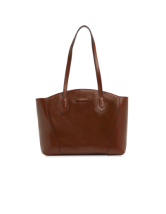 Borsa shopping in pelle The Bridge Magda – Marrone/Oro - foto 1