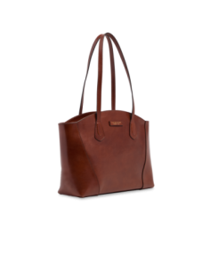 Borsa shopping in pelle The Bridge Magda – Marrone/Oro - foto 1 2