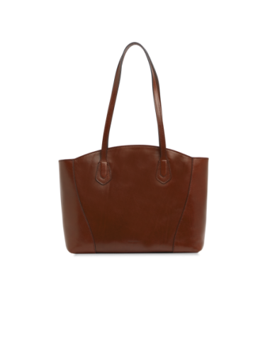 Borsa shopping in pelle The Bridge Magda – Marrone/Oro - foto 3