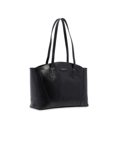 Borsa shopping in pelle The Bridge Magda – Nero/Oro - foto 2