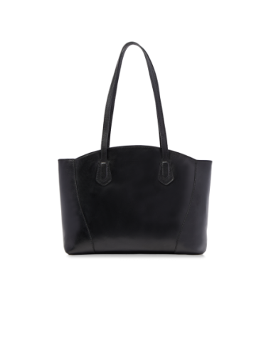 Borsa shopping in pelle The Bridge Magda – Nero/Oro - foto 3