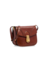 Borsa a tracolla media in pelle The Bridge Mia – Marrone/Oro