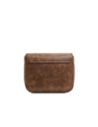 Borsa a tracolla in pelle cracklé The Bridge Mia Wow – Moka/Oro
