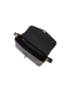 Borsa a mano in pelle con tracolla The Bridge Mia – Nero/Oro