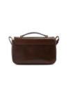 Borsa a mano in pelle con tracolla The Bridge Mia – Moka/Oro