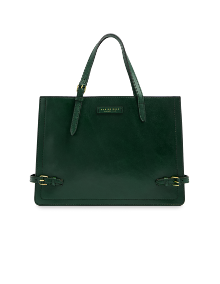 Borsa shopping in pelle con tracolla regolabile The Bridge Monica – Pino/Oro - foto 1