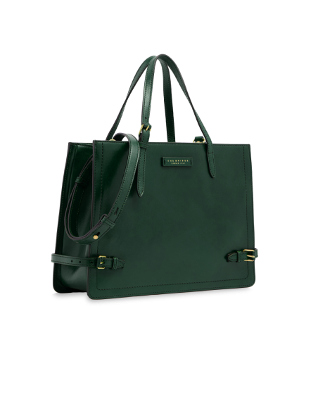 Borsa shopping in pelle con tracolla regolabile The Bridge Monica – Pino/Oro - foto 2