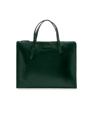 Borsa porta pc donna in pelle The Bridge Monica – Pino/Oro - foto 1