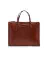 Borsa porta pc donna in pelle The Bridge Monica – Marrone/Oro Borsa porta pc donna in pelle The Bridge Monica – Marrone/Oro