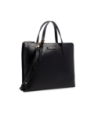 Borsa porta pc donna in pelle The Bridge Monica – Nero/Oro