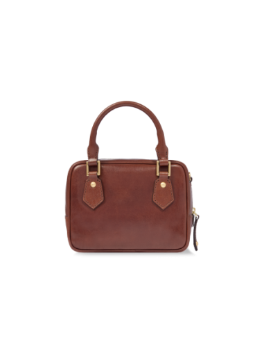 Bauletto in pelle con tracolla The Bridge Story Donna – Marrone/Oro - foto 3