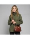 Bauletto in pelle con tracolla The Bridge Story Donna – Marrone/Oro Bauletto in pelle con tracolla The Bridge Story Donna – Marrone/Oro