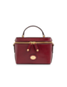 Mini bauletto in pelle con manico gioiello The Bridge Story Donna – Barolo/Oro
