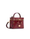 Mini bauletto in pelle con manico gioiello The Bridge Story Donna – Barolo/Oro