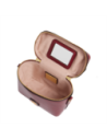 Mini bauletto in pelle con manico gioiello The Bridge Story Donna – Barolo/Oro