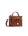 Mini bauletto in pelle con manico gioiello The Bridge Story Donna – Marrone/Oro